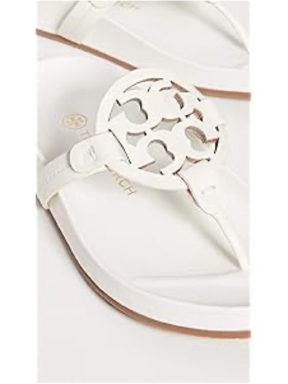 Tory Burch Women's Miller Cloud Sandals, New Ivory, Off White, 11 Medium US - Picture 4 of 7